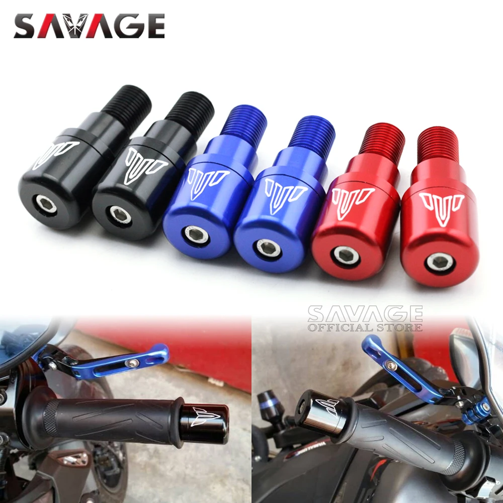 Грипса на руль бар заканчивается шапки для YAMAHA MT 07/Tracer 09 10 FZ 07 XSR 700/900 2014 2021 Мотоцикл