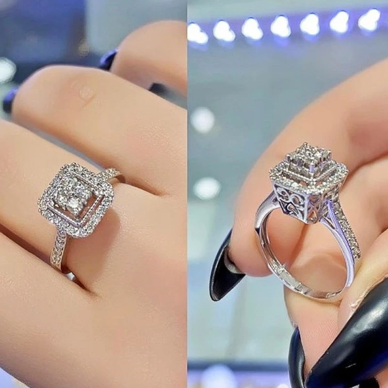 CAOSHI благородные женские высококачественные кольца обручальные с блестящими