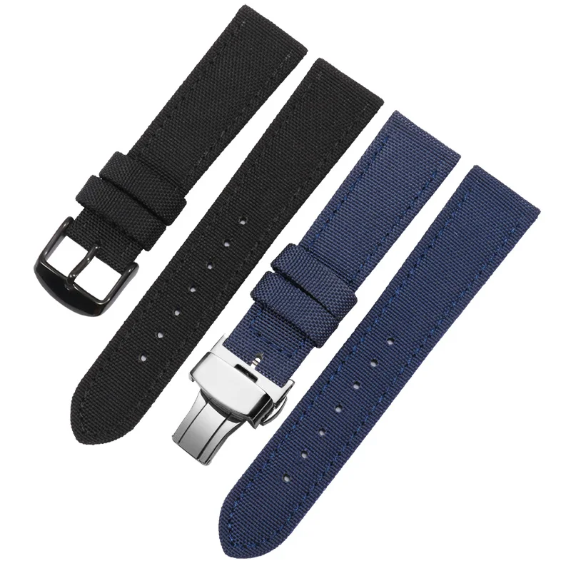 Nylon Watchband Replacement Tissot Seiko Mido Canvas Men's Wristband 18mm 19mm 20mm 21mm 22mm 23mm 24mm