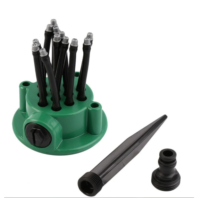 Автоматический разбрызгиватель для сада гибкая насадка полива газона 360