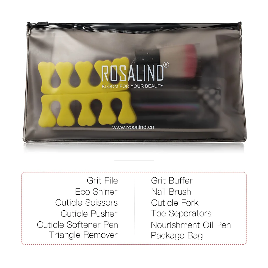 Набор для маникюра ROSALIND УФ-набор гель-лаков ногтей гибридные Лаки