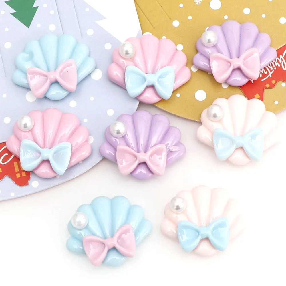 

Искусственные жемчужные ракушки из смолы для декора