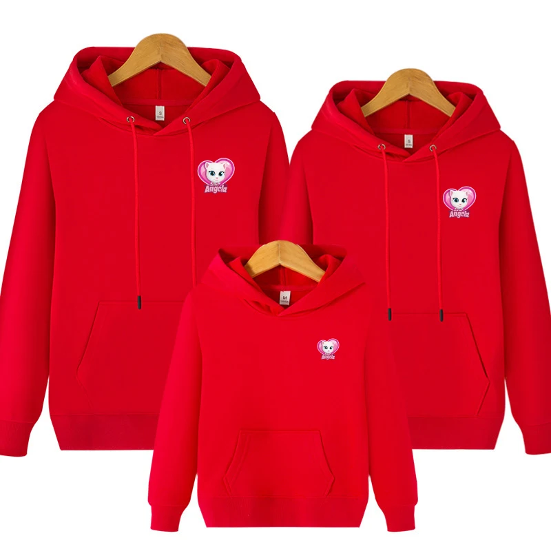Sudadera con capucha de Tom y Friends para primavera y oto&ntilde;o, ropa a juego con dibujos animados para la familia, trajes familiares-3