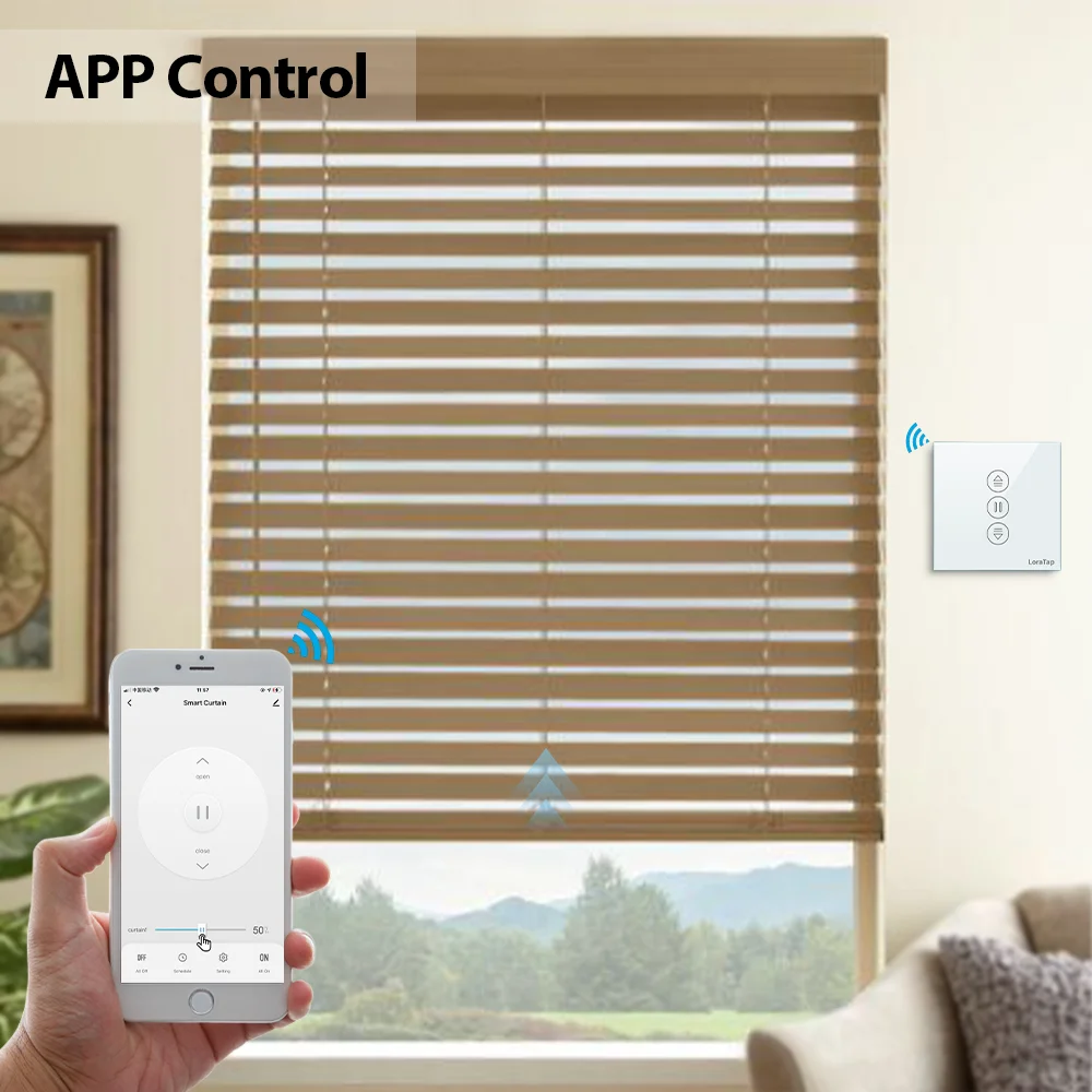 QCSMART Tuya WiFi Smart Life Curtain Switch for Roller Shutter Electric Motorized Blinds Voice Control by Alexa Google Home | Электроника