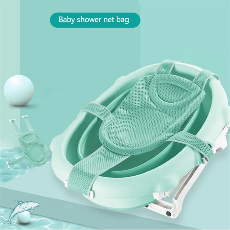 IMBABY IMBABY Baby Bathtubs Pad Child Adjustable Safety Bathtub Pillow Seat Newborn Non-Slip Cushion Bathtub Shower Accessories