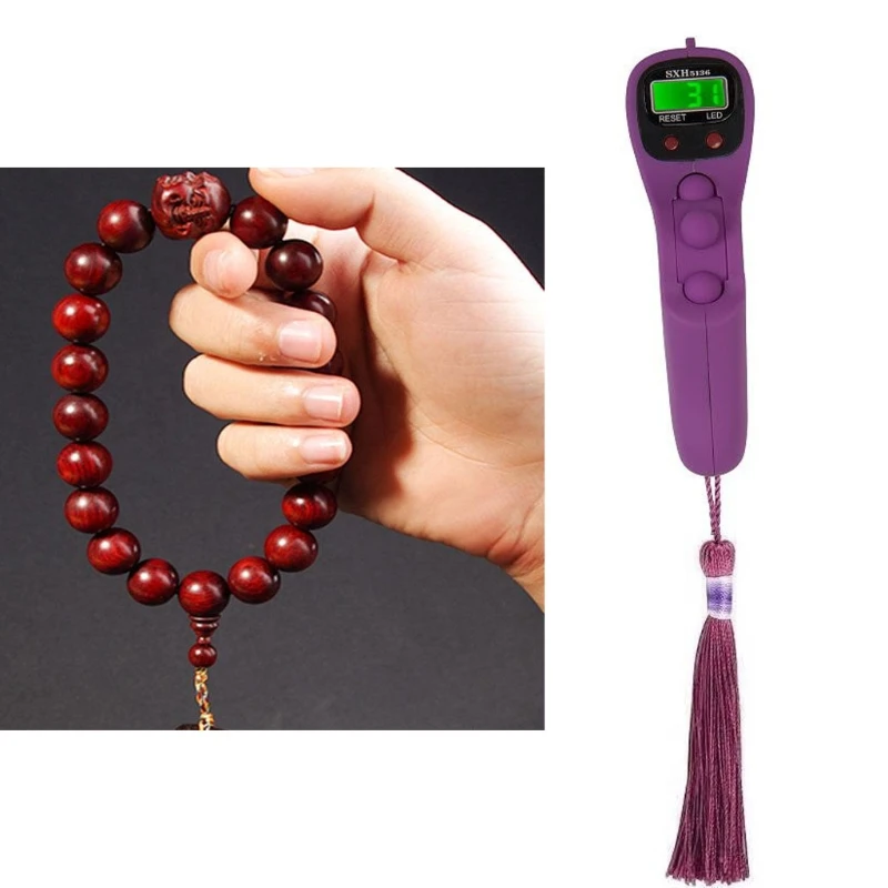 

Portable Handheld Digital Beads Counter with Backlight Manual Reset Finger Toy