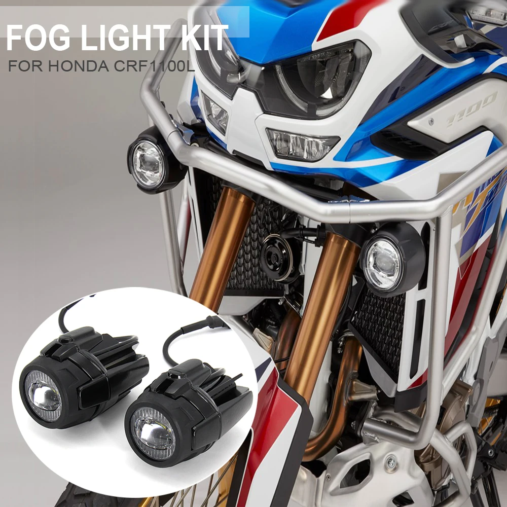 Motorcycle Accessories Fog Lights For Honda CRF1100L  CRF 1100L CRF1100 L Africa Twin LED Auxiliary Fog Light Driving Lamp