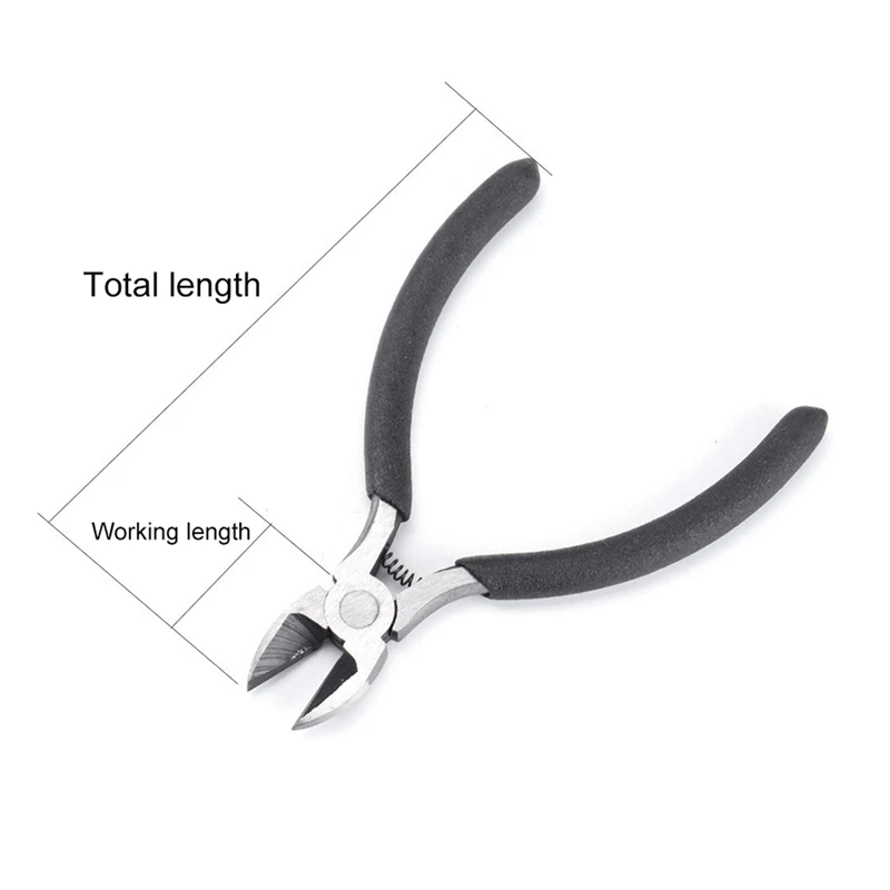 

2X Jewelry Pliers DIY Tool Suitable for Handmade Beaded Repair Accessories 5 Inch Needle Nose Pliers & Diagonal Pliers
