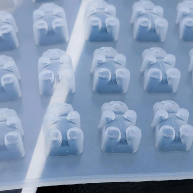

DIY Assorted Silicone Bears Mold for Epoxy Resin Jewelry Making Crafts Tool for Earrings Necklace Keychain Pendants