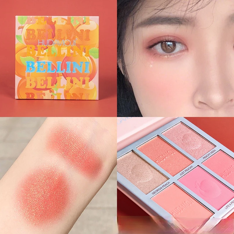 

Pink Makeup Natural Monochromatic Blush Palette Red Rouge Lasting Cream Blush Face Blush Pink Bronze Makeup blush makeup