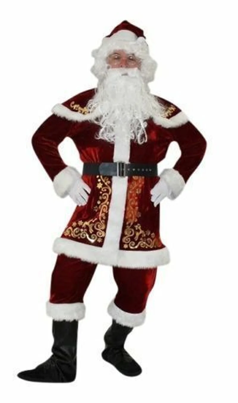 New Santa Claus Mascot Costume Suits Cosplay Party Game Dress Outfits Clothing Advertising Carnival Halloween Christmas Easter |