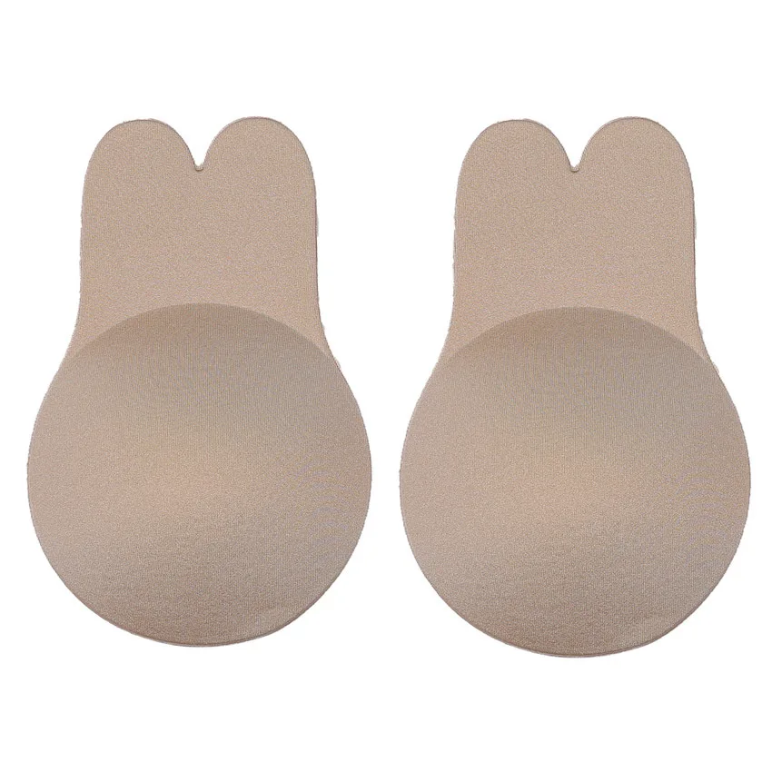 

Rabbit Ears Chest Stickers Silicone Strapless Bra Anti-Bump Rabbit Lifting Nipple Stick Underwear