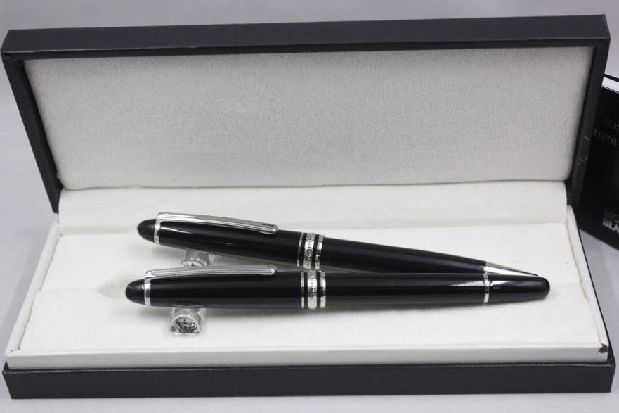 

Luxury MB Pen Monte Meisterstuck 163 Up silver gold Lace Ballpoint Pen Roller Ball Blance Pen Fountain Pen