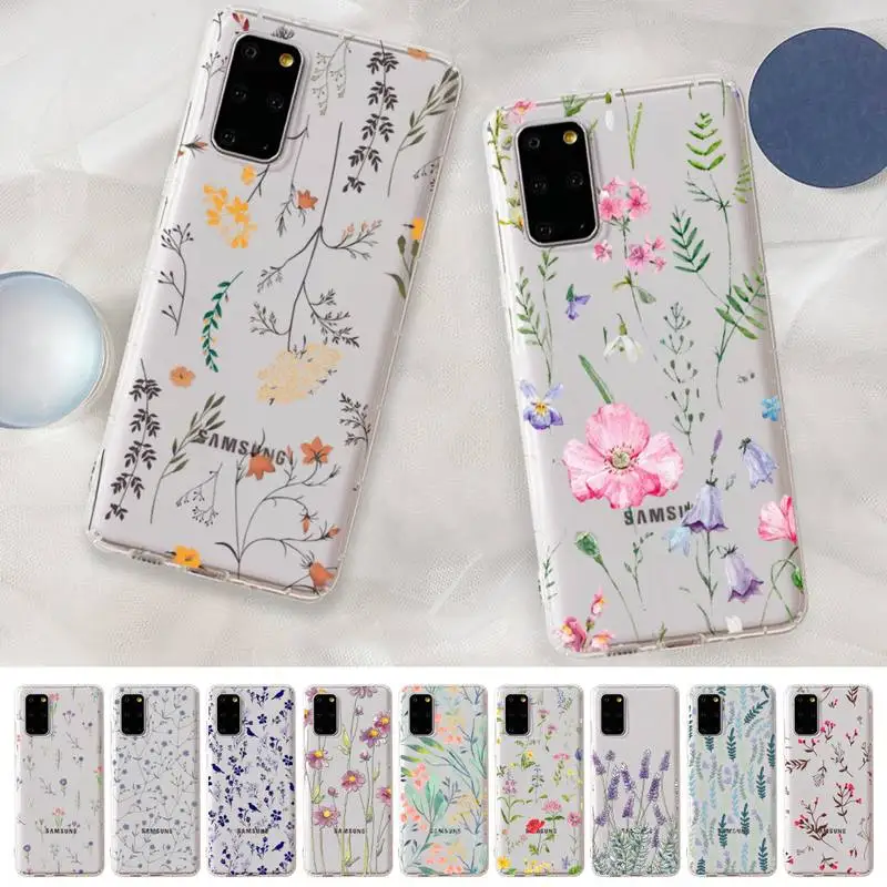

Butterfly Lavender Higan Flower Phone Case For Samsung A 51 30s 71 21s 70 10 31 30 52 12 40 S20 21 plus lite UlTRA
