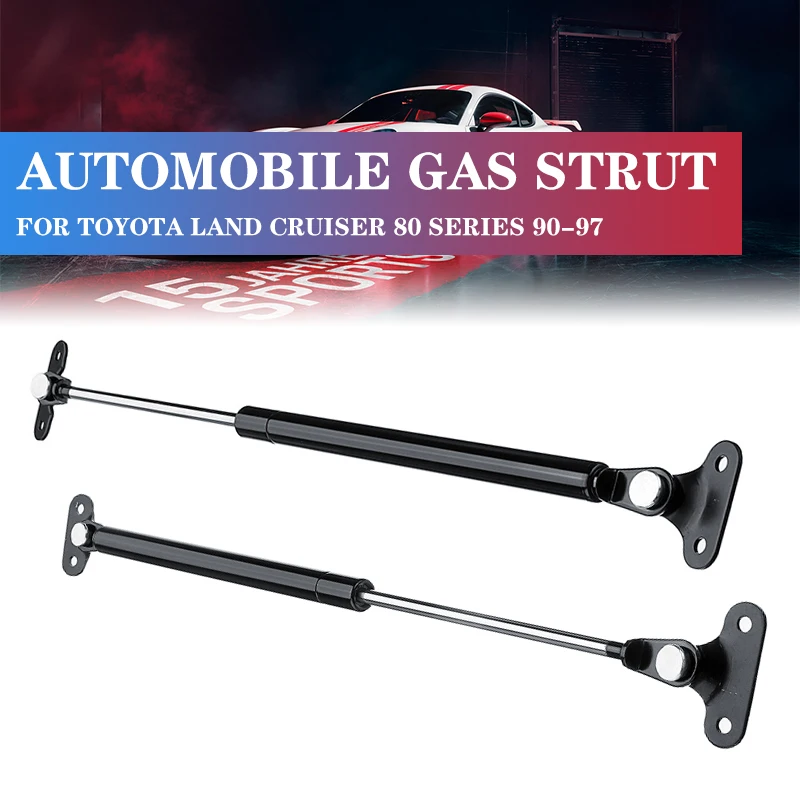 

2pcs Car Rear Bonnet Hood Supports for Toyota Land Cruiser 80 Series 90-97 Rear Window Glass Gas Struts Spring Shock Lift Strut