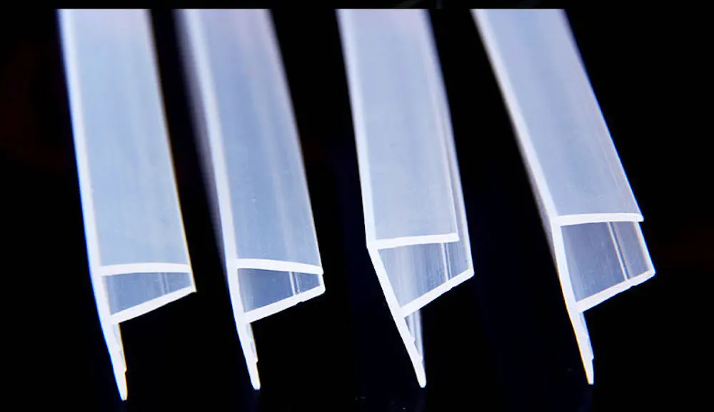 6 8 10 12 мм Стеклянные уплотнения безрамных дверей душа Окно Балконный экран Уплотнительная полоса уплотнения от сквозняков погодные условия 5 м Большая буква F.