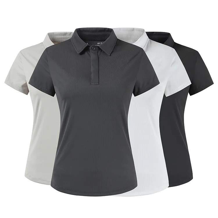 

Nylon Quick-drying Golf Leisure T-shirts Short Sleeves Sportswear Leisure Comfort Golf Training Shirts