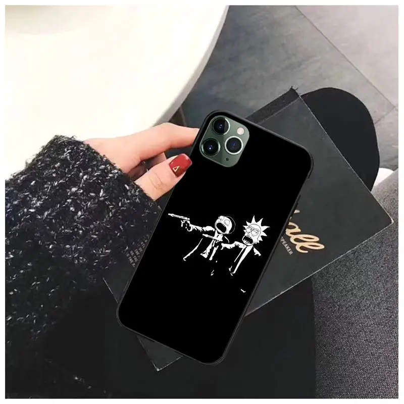 11pro MAX Rick y Morty TPU мягкий чехол для мобильного телефона Apple iPhone 8 7 6 6S Plus X XS 5 5S SE XR