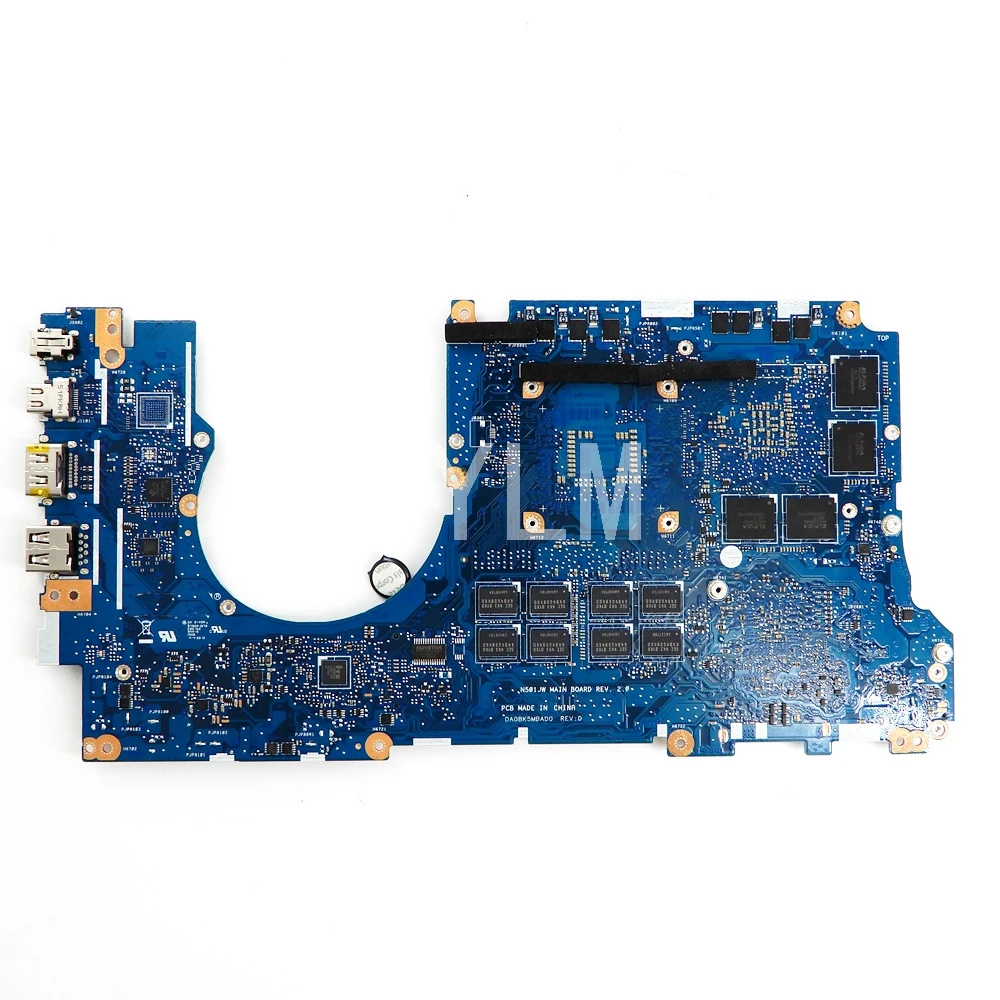 Материнская плата N501JW для ноутбука с фотографическим процессором i7 4720HQ ROG UX501J G501J