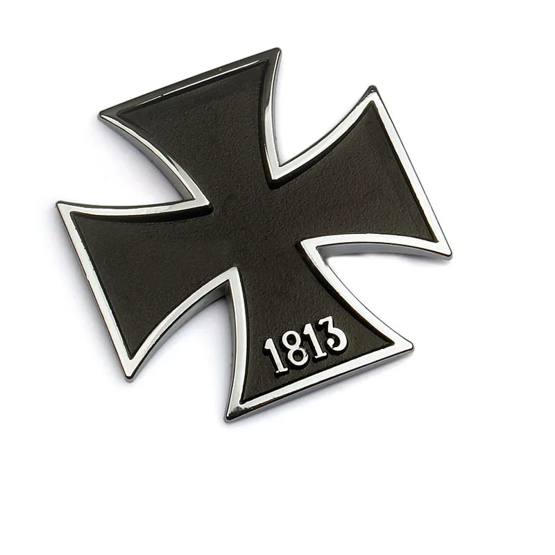 

Металлическая 3D наклейка на автомобиль, Мальтийский крест 1813, эмблема для автомобиля, мотоцикла эмблема на багажник, наклейка, наклейка