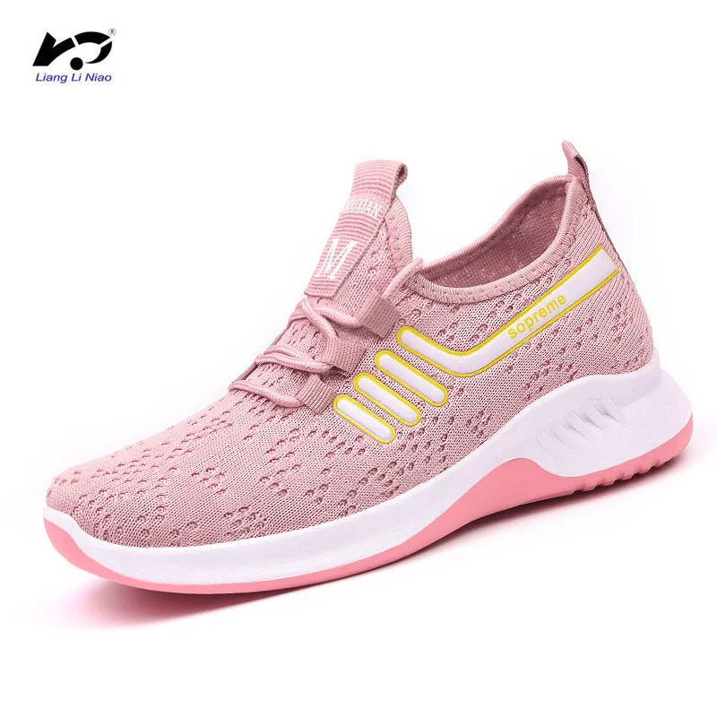 

Summer 2020 Women's Casual Flat Shoes Fashion Lace-up Breathable Shoes Women flat shoes women sneakers women