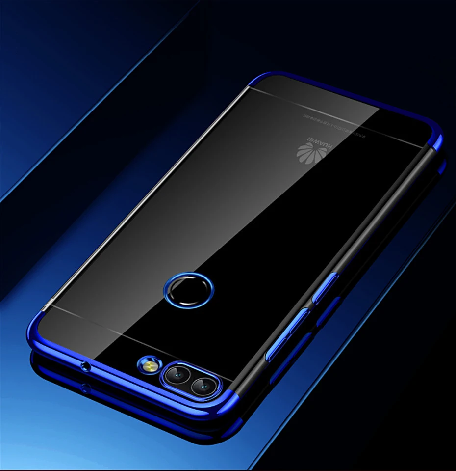 Huawei P Smart чехол, прозрачное покрытие, Мягкая силиконовая задняя крышка для huawei P Smart Plus P Smart Z Phone Coque