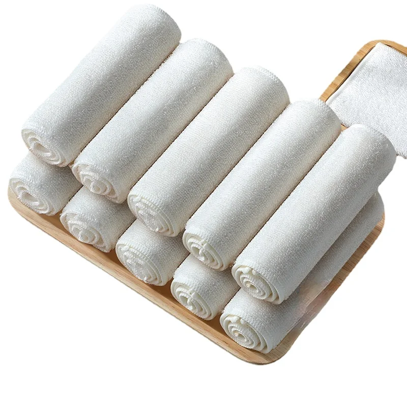

Bamboo Fiber Household Kitchen Water Absorption Cleaning Oil-Free Dishcloth