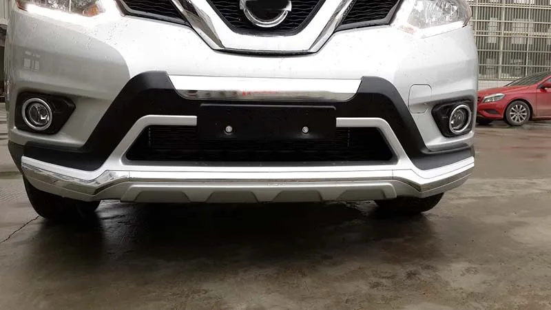 Передний и задний бампер для Nissan X-Trail диффузор бамперы защита для губ боковые юбки для Nissan X trail