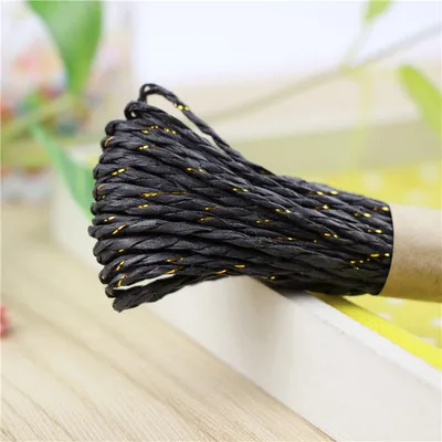 10 м красочные бумажные веревки DIY ручной работы ремесло для свадьбы торт из конфет Печенье Подарочная коробка упаковочный обмоточный Декор - Цвет: style 2