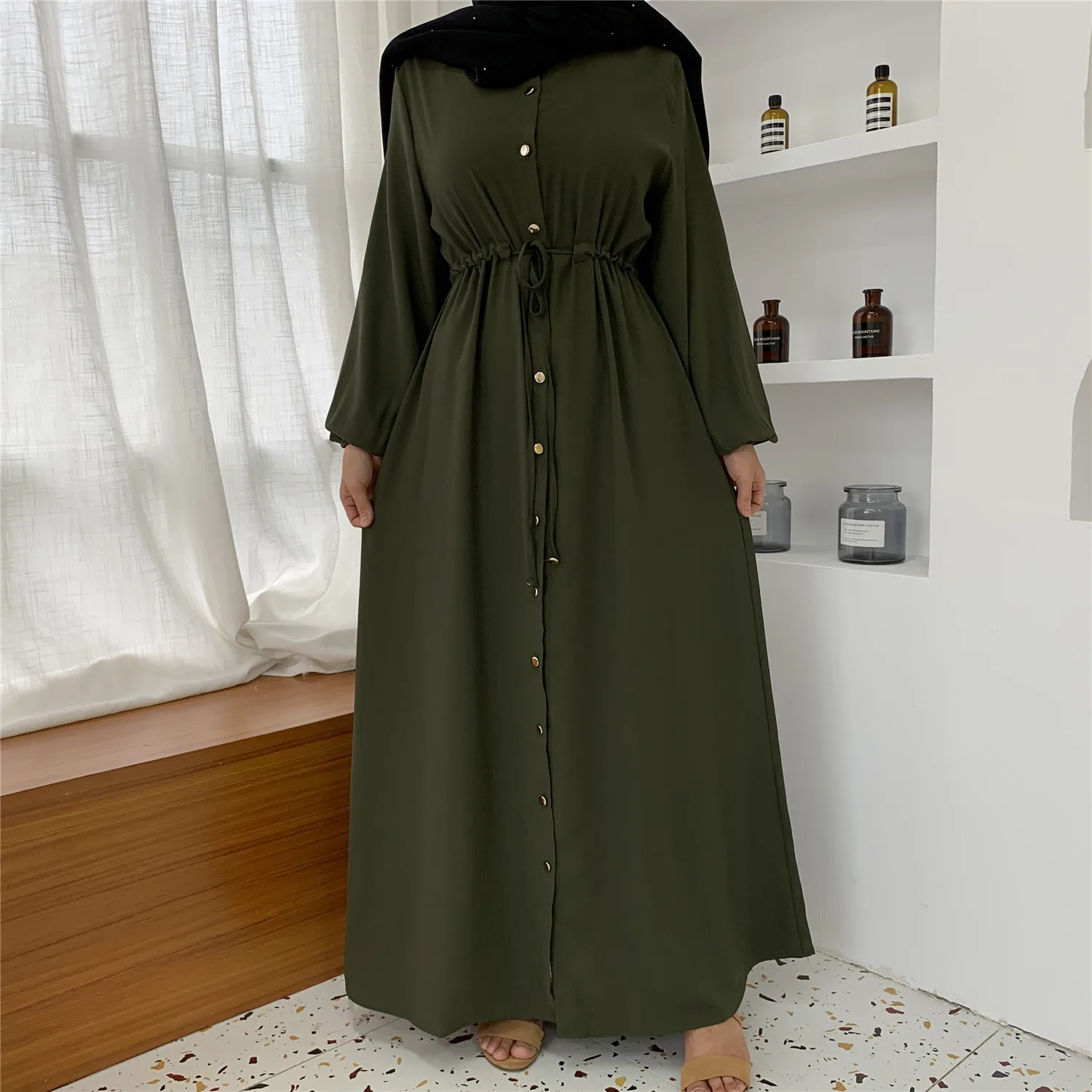 Мусульманское платье Дубай, кружевной кафтан, открытая абайя, длинное платье на шнуровке, женская верхняя одежда, туника на Ближний Восток, ... от AliExpress WW