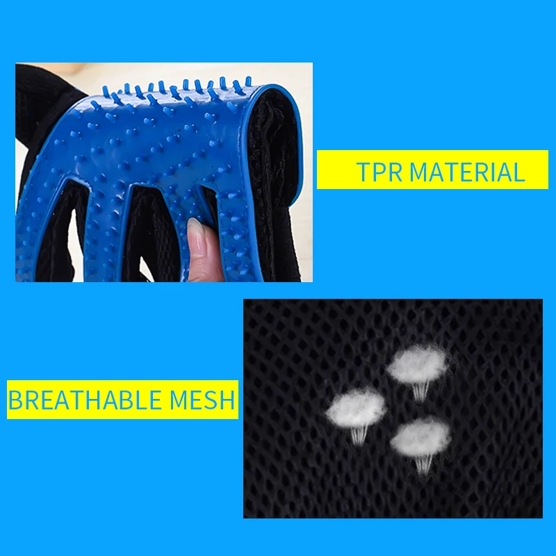 Щетка для собак перчатка домашних животных эффективное удаление товары ухода за