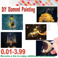 5d diamond painting landscape diy prince and stars square round diamond mosaic cross stitch home decoration