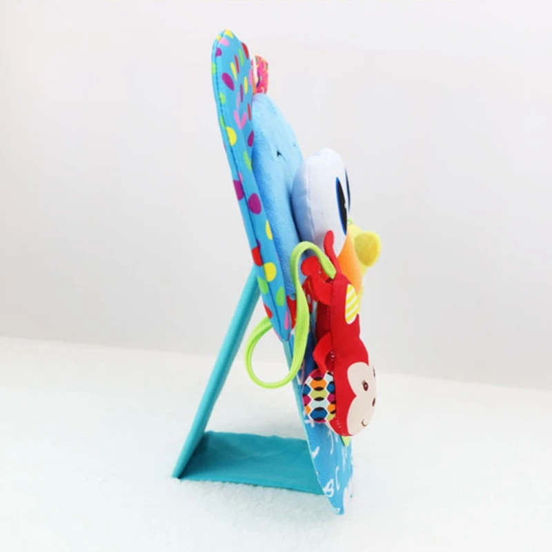 T5EC barriga tiempo espejo de piso de beb&eacute; tres-Espejo dimensional BB sonajero no-t&oacute;xicos arrastr&aacute;ndose juguete para beb&eacute;s ni&ntilde;os peque&ntilde;os ni&ntilde;os-4