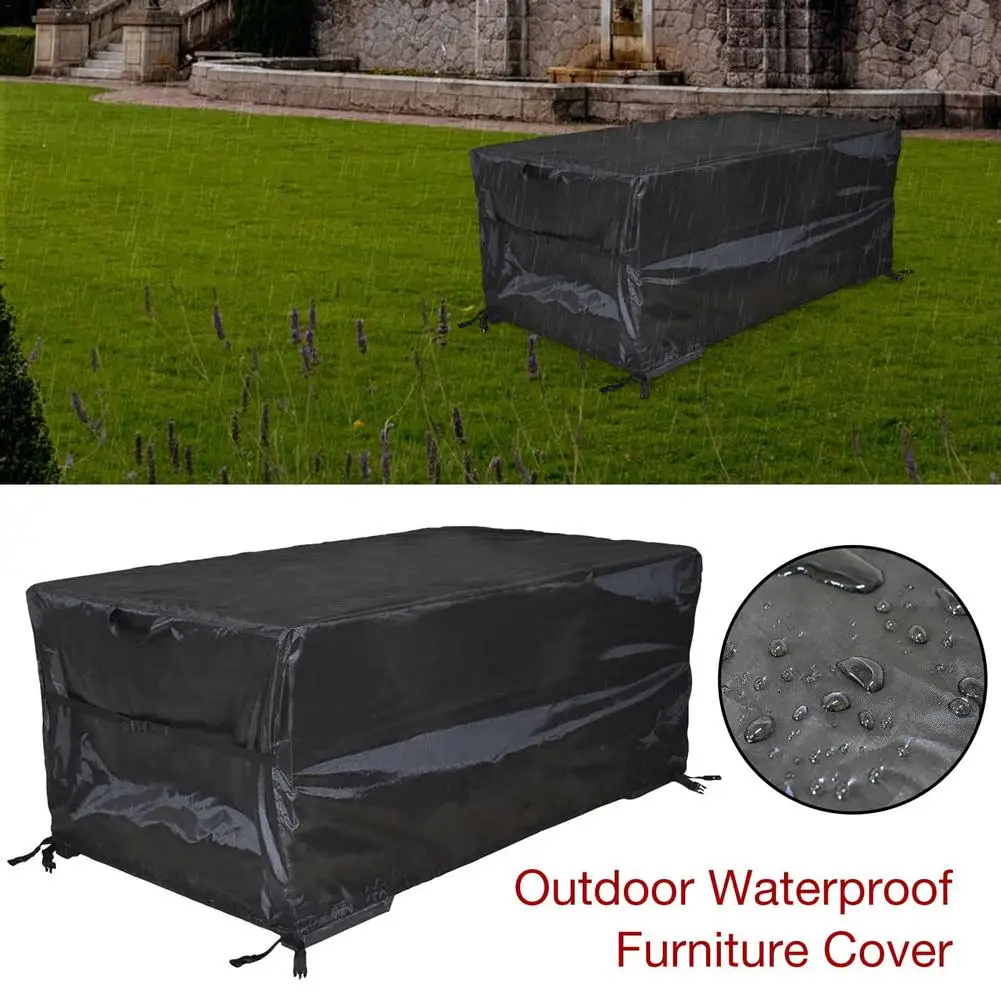 Чехлы для садовой мебели водонепроницаемые чехлы защиты от пыли снега и дождя на