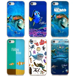 for ipod touch iphone 10 11 12 pro 4s 5s se 5c 6 6s 7 8 x xr xs plus max 2020 silicone case white shark finding nemo dory fish free global shipping