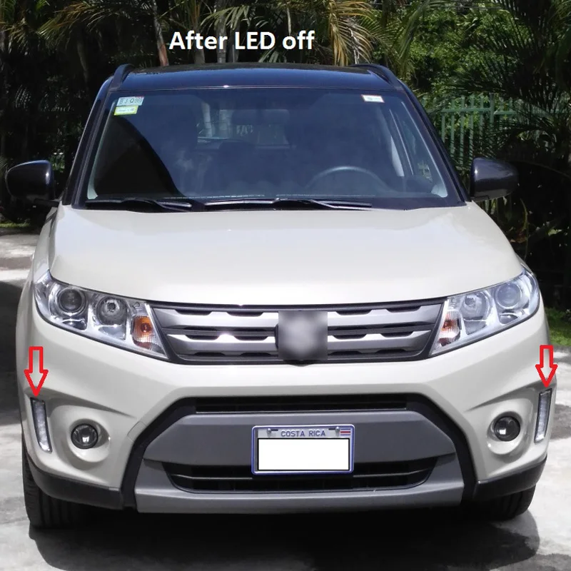 Дневные ходовые огни SNCN 2 светодиодный т. для Suzuki Vitara 2015 2019 2020 поворотные желтые