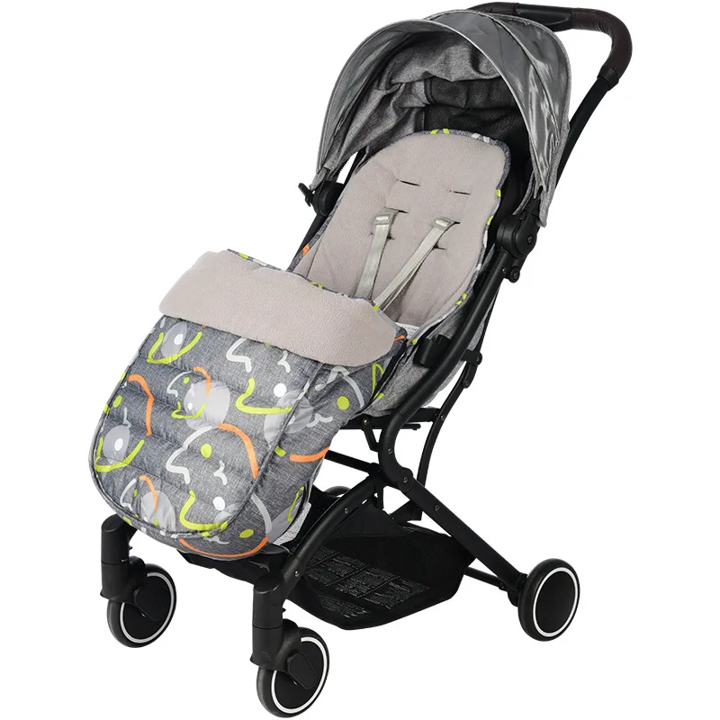 

Baby Stroller Sleeping Bag Pram Warm Footmuff Cotton Envelope Sleep Sacks Universal Stroller Accessory Windproof Foot Leg Cover