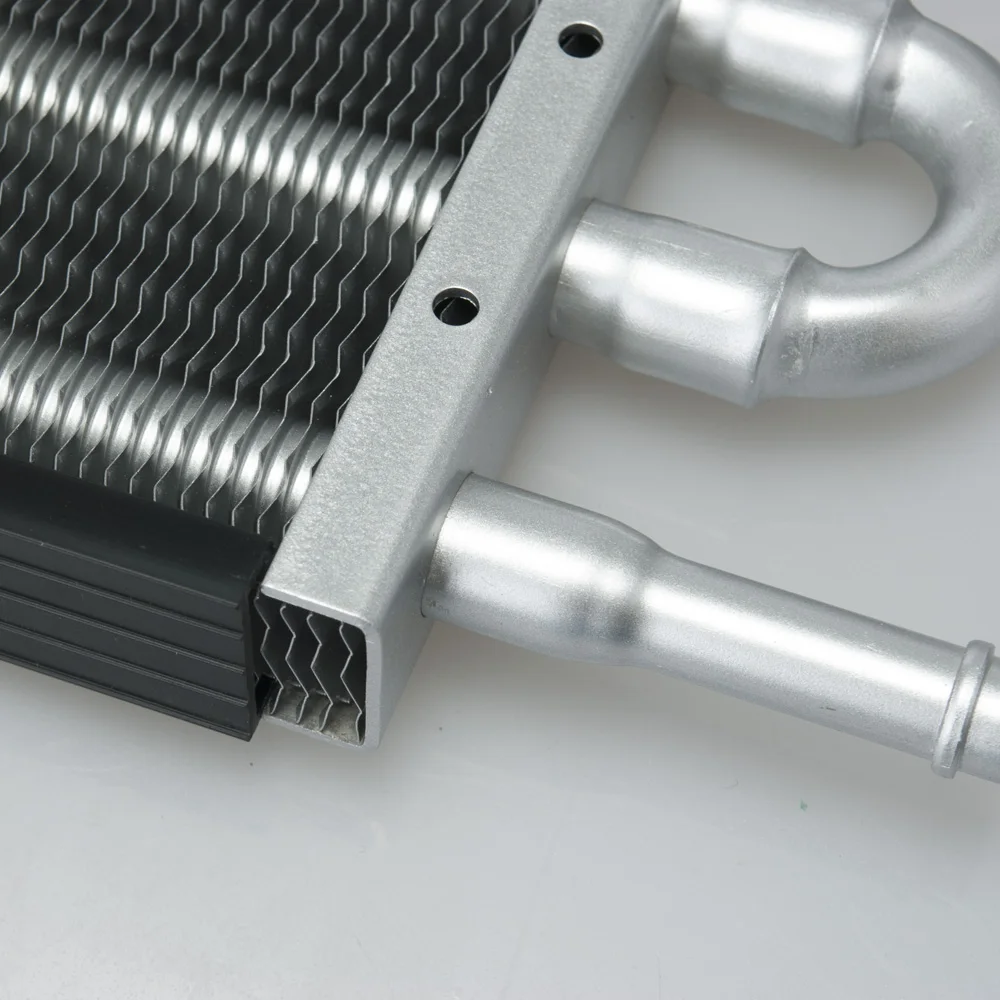 4 рядный черный Универсальный алюминиевый масляный радиатор коробки