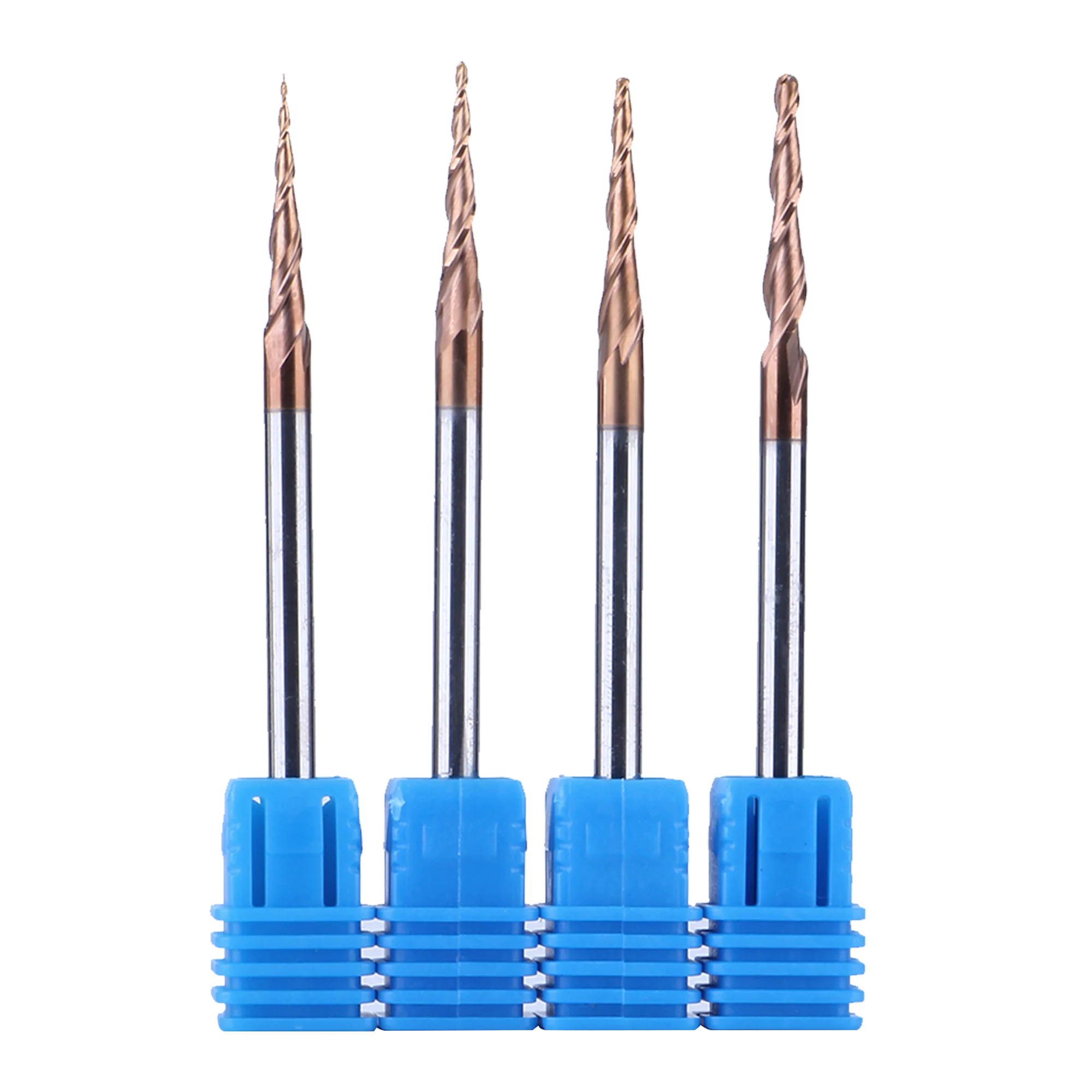 Концевые фрезы SHK6mm R0.25-R1 мм набор конических сферических наконечников для