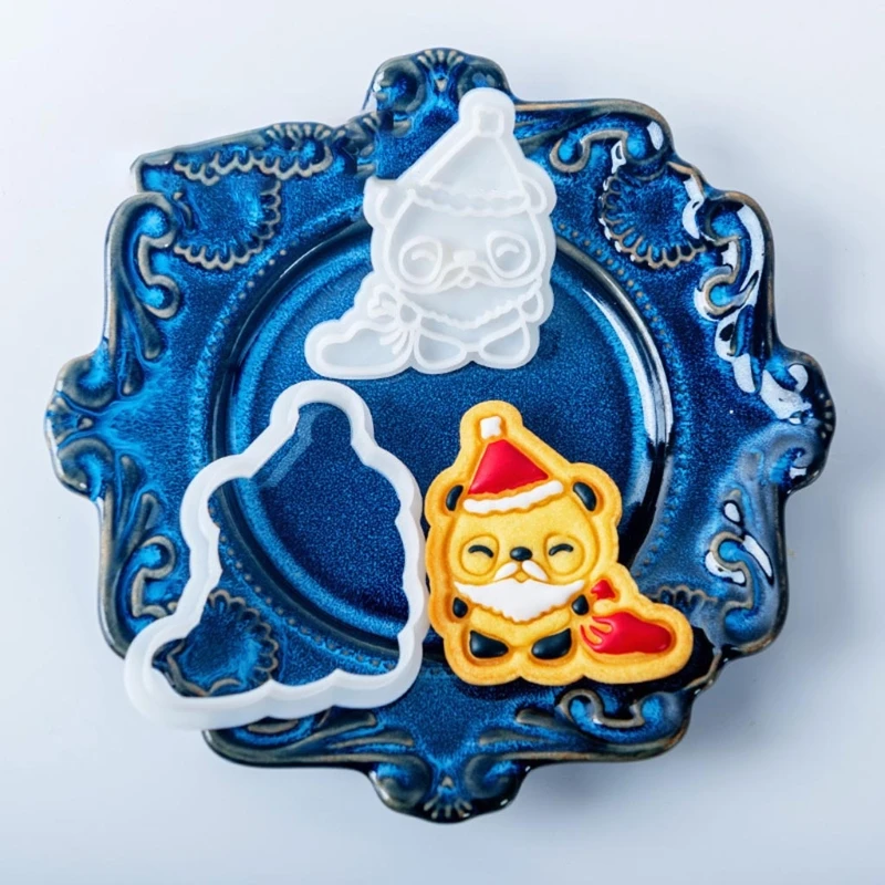 Кухонная форма для выпечки печенья Рождественская серия в виде панды