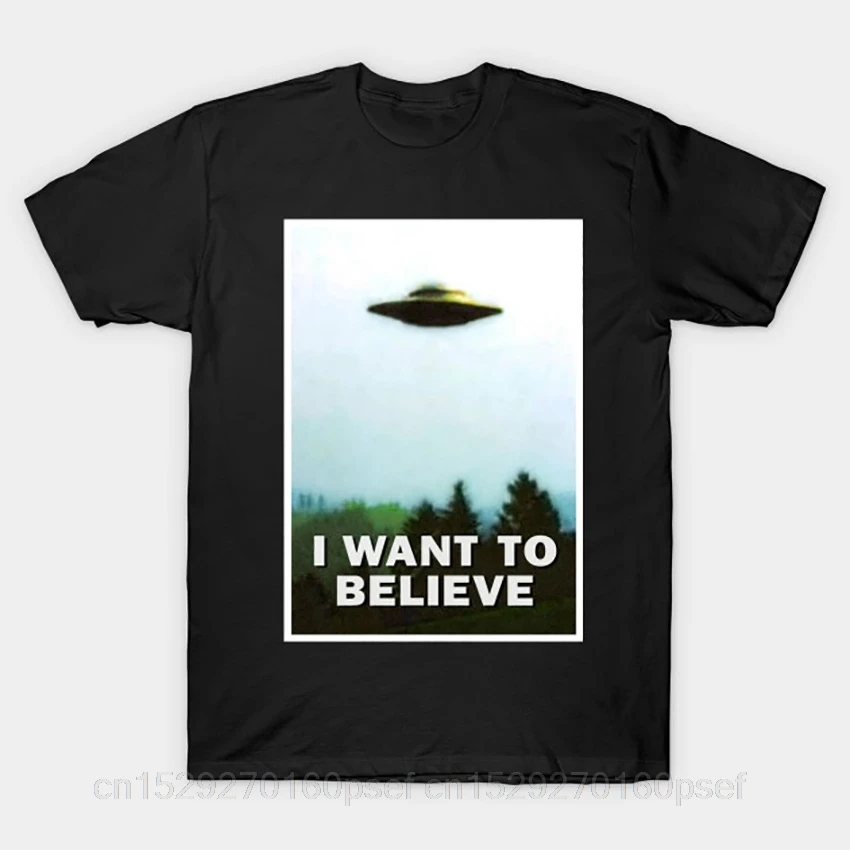 Футболка с надписью I Want to Believe футболка рисунком НЛО инопланетянина пришельцев