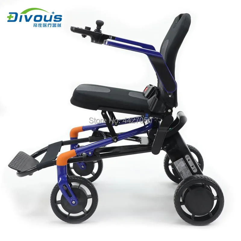 

Легкая электрическая инвалидная коляска Алюминиевая рама Premium колеса Мощность мобильность скутер, способный преодолевать Броды для пожилы...