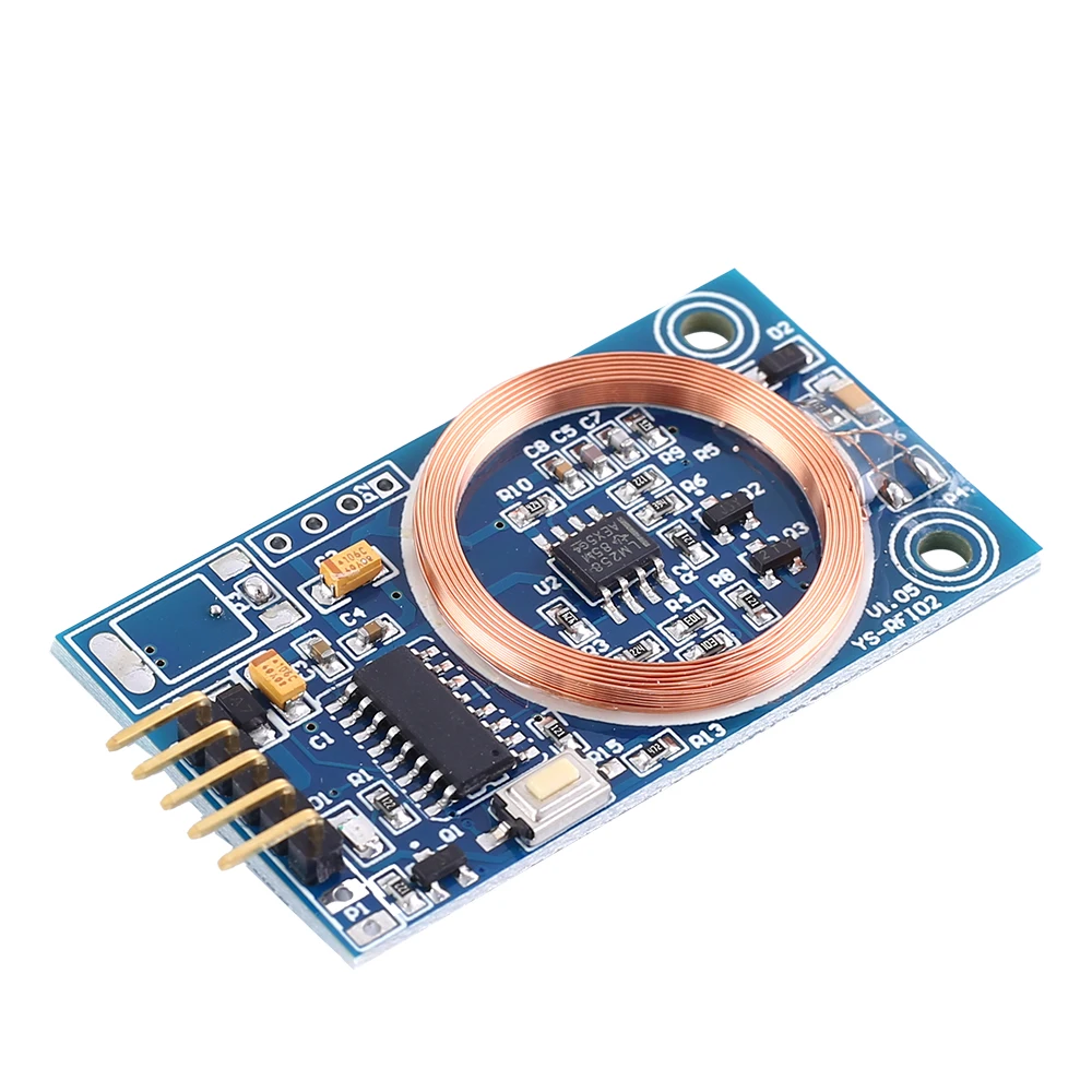 ID дешифровщик карт RFID считыватель модуль 125 кГц TK4100 UART Выходная плата для контроля доступа DIY модификация