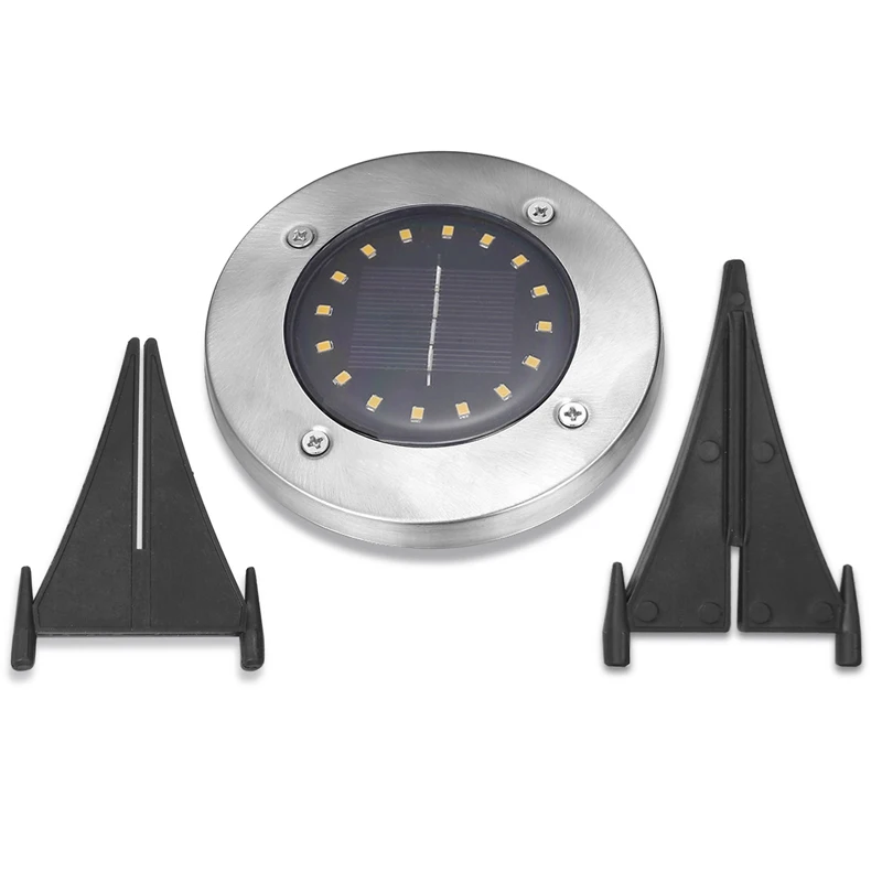 4 шт. Светодиодная лампа для лужайки на солнечной батарее 8 12 16LED Солнечная энергия