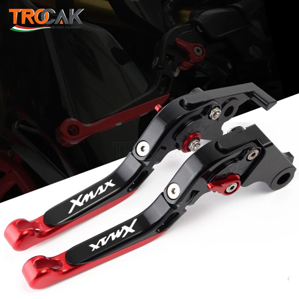

For YAMAHA XMAX 250 XMAX300 XMAX 125 XMAX 400 X-MAX 250 300 400 2017-2021 scooter accessories folding extendable brake levers