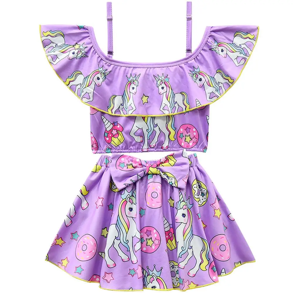 Новинка 2020 комплект бикини с бантом для новорожденных девочек купальник