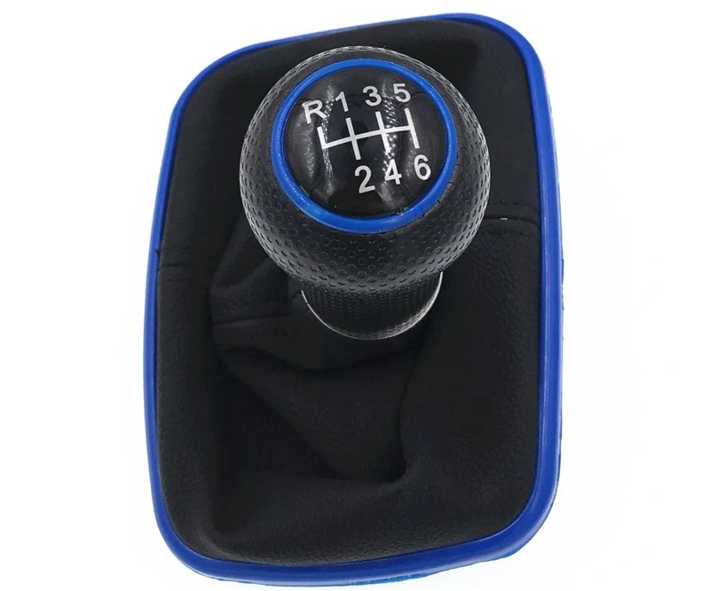 Бесплатная доставка 6 скоростей голубой цвет замковый рычаг переключения