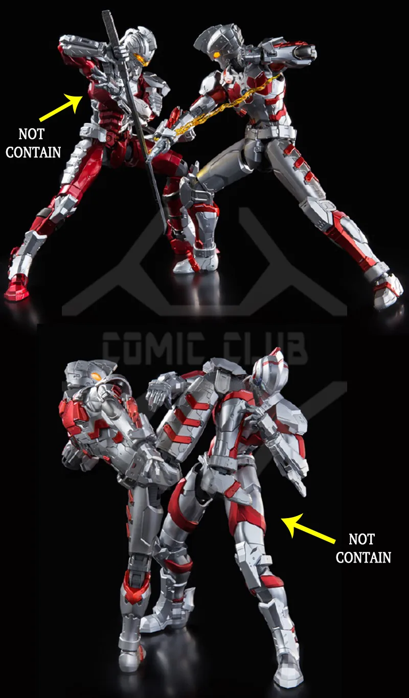 Comic Club 1/6 Ultraman ACE Ultraman first ver. От E-model metal build action robot Toys Figure