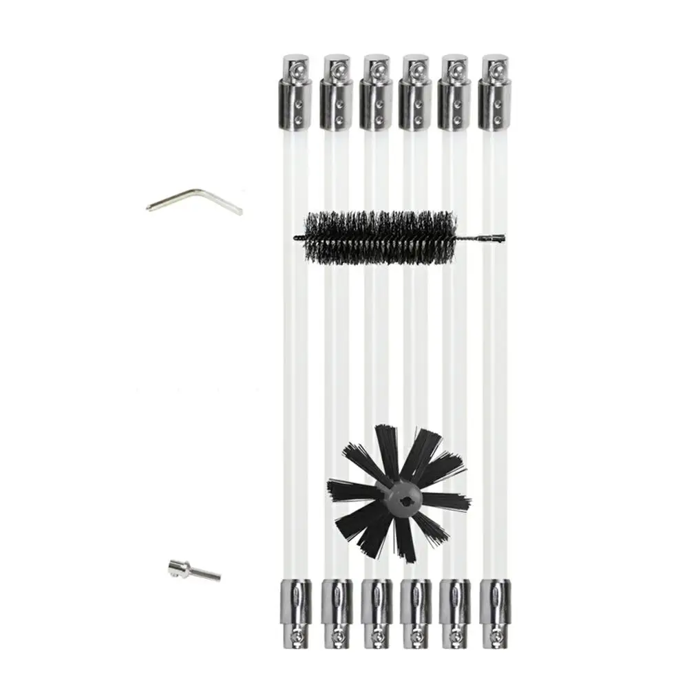 Щетка для камина щелевая щетка набор чистки углов гибкий инструмент удаления