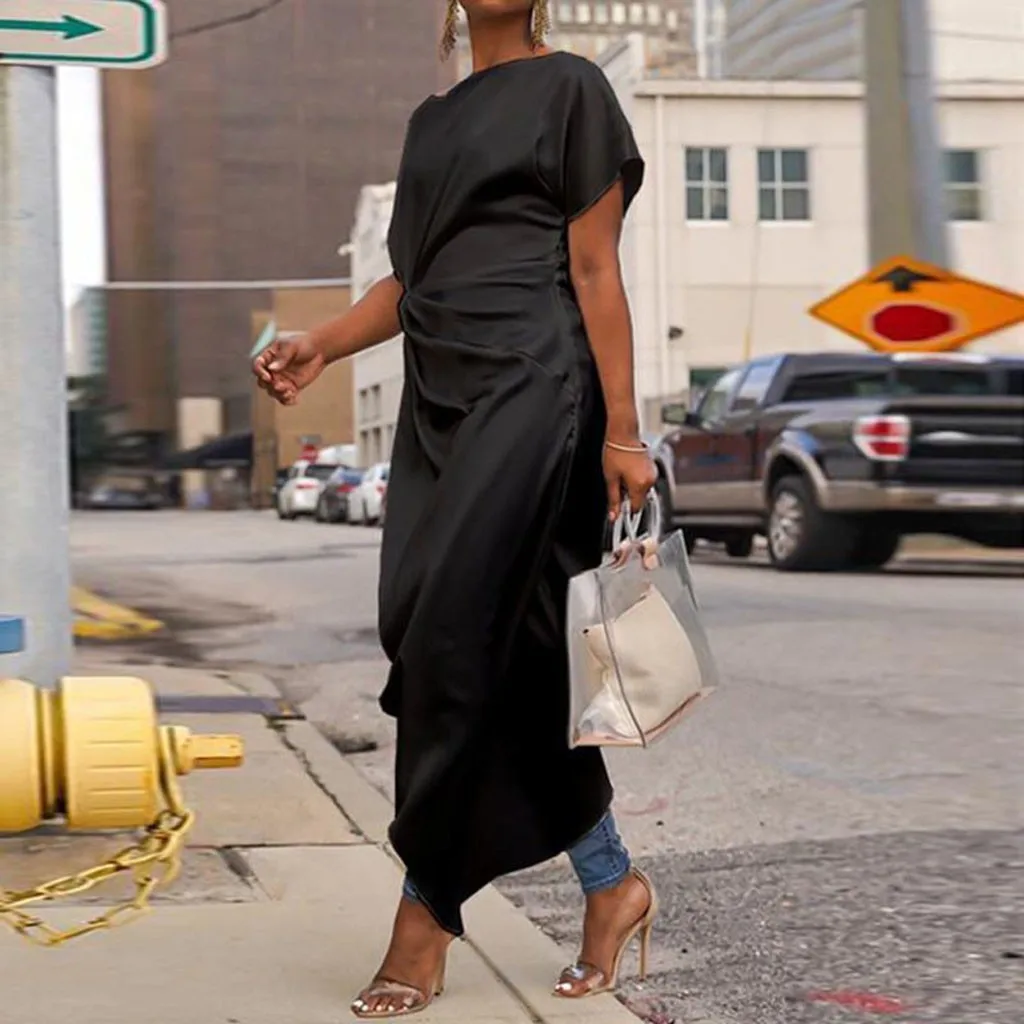 Асимметричная туника топы женская блузка Весенняя рубашка 2019 плиссированная с